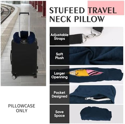 Stuffable Neck Pillow for Travel, Packable Neck Pillow - Image 3