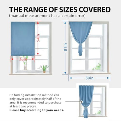 JILRON Magic Tape Stick on Portable Curtains - Image 3