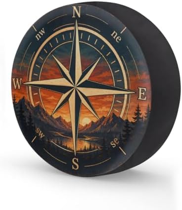 Mountain Compass Spare Tire Cover Wheel Covers Protectors Waterproof Dust-Proof by cfpolar