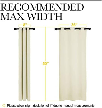 NICETOWN Kitchen Curtains for Decoration, Thermal Insulated Grommet Room - Image 7