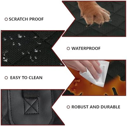 Dog Car Seat Cover for Back Seat, Waterproof Back Seat Cover for Dogs, - Image 4