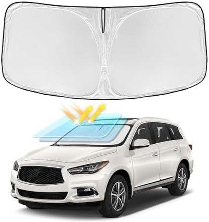 for Infiniti QX60 2014-2026 Windshield Sun Shade by ZOIBVCARSUNSHADE