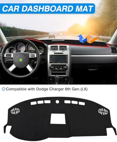 Cartist Dash Cover for Dodge Charger 2008-2010 Dashboard Carpet Mat - Image 3