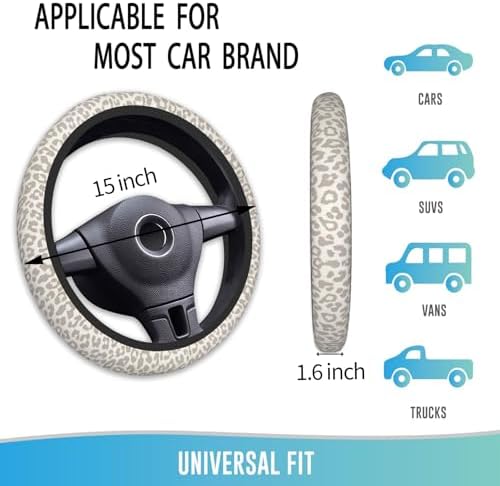Steering Wheel Cover 15 Inch Breathable Anti Slip - Image 4