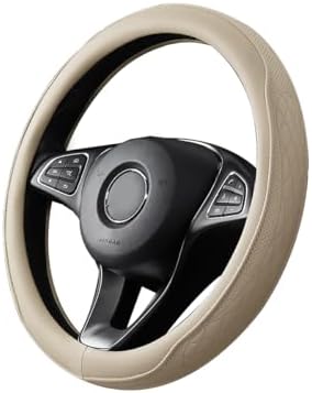 Zpana 14.5-15" Car Steering Wheel Cover, Breathable Soft Leather - Image 7
