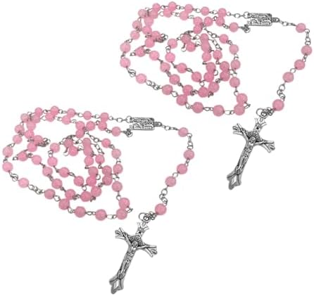 smilfuy 2PCS Car Rosary for Rearview Mirror by smilfuy