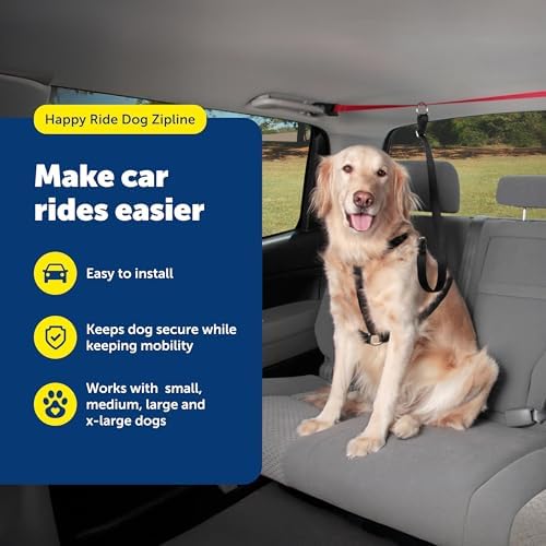 PetSafe Happy Ride Dog Zipline Car Leash - Image 3