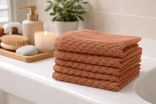 COTTON CRAFT Euro Spa Waffle Wash Cloth - Image 2