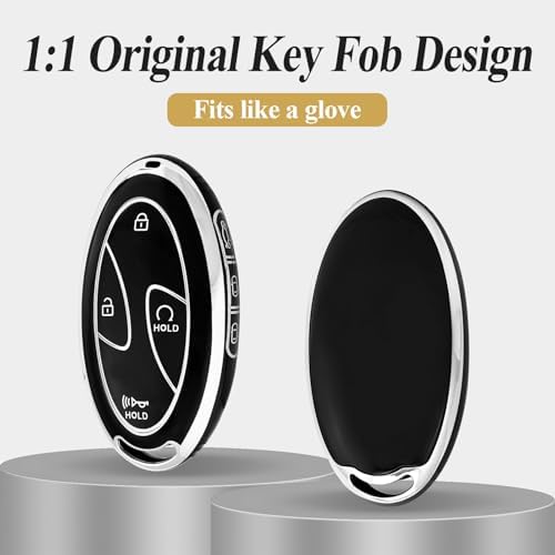 7 Buttons Compatible with Hyundai Key Fob Cover Accessories, Fits - Image 4