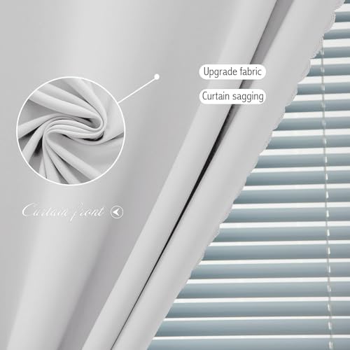 Blackout Curtains for Bedroom Sticky Curtain Blackout Window Cover Self - Image 6