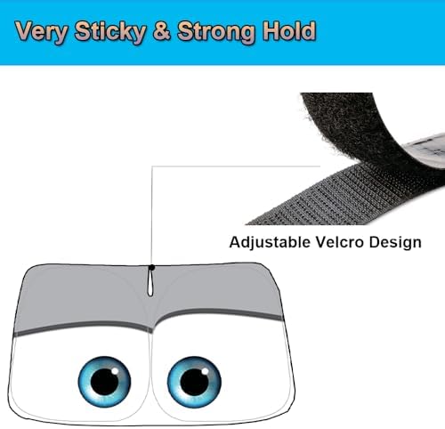 Gven Windshield Sun Shade for 2017-2026 Tesla Model Y/Model 3 Sunshade - Image 5
