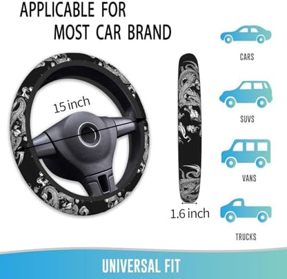 Steering Wheel Cover 15 Inch Breathable Anti Slip - Image 4