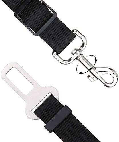 Elisel Elisel 2 Packs Adjustable Length Pet Dog Cat car seat Belt Pet seat Belt - Image 3