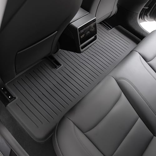 SUPER LINER Tesla Model 3 Floor Mats 2021 2022 2023 All-Weather TPE 6Pcs - Image 4
