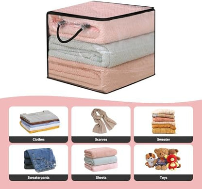 10 PCS Clear Zippered Storage Bags - Image 4