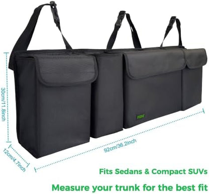 PIDO Hanging Trunk Organizer, SUV Backseat Storage Bag - Image 2