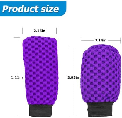 AUCELI 2 Pack Car Gear Shift Knob Cover & Handbrake Cover, Automotive Anti-Slip - Image 2