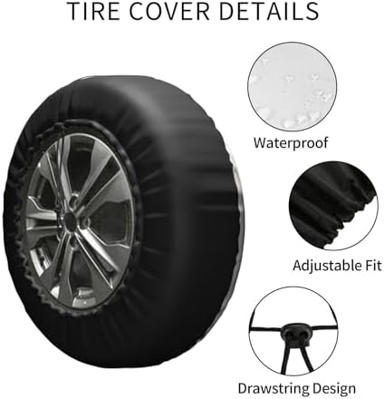 Cow and Sunflower Spare Tire Cover Wheel Protectors - Image 4