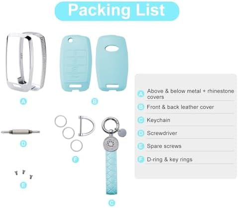 for Kia Key Fob Cover with Keychain - Image 7