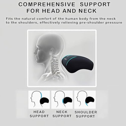Car Headrest Neck Pillow Support Ergonomic, - Image 4