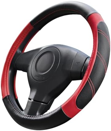 14.5-15 Inch Leather Steering Wheel Cover, Non Slip - Image 5