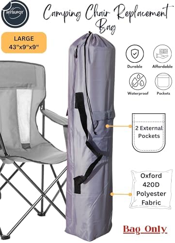 43"x9"x9" Replacement Bag for Folding Camping Chair, Camp Chairs, Yoga Mat - Image 2