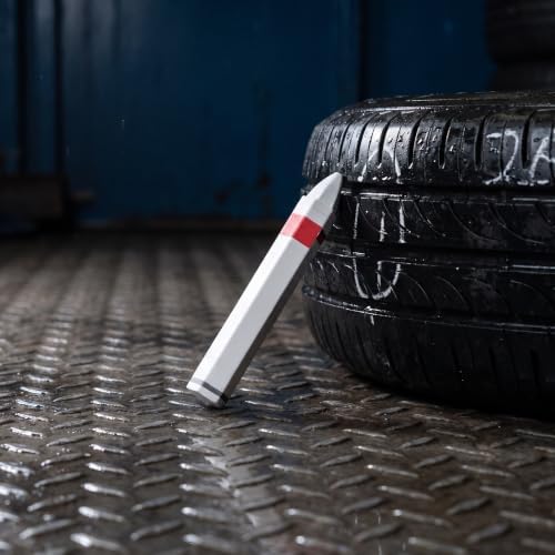 White Tire Marking Pen Wax for Automotive Repair - Image 7