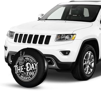 Spare Tire Covers for Trailers, Have The Day You Deserve Wheel Protectors - Image 4