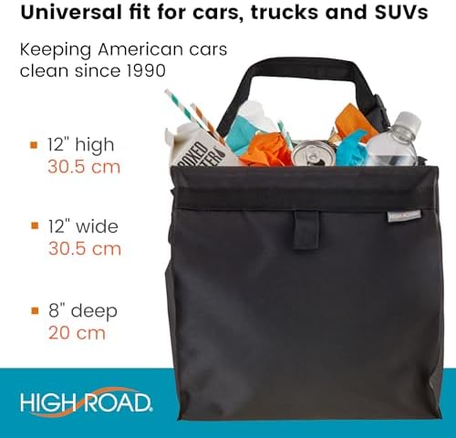 High Road Large TrashStash Hanging Car Trash Can - Image 6