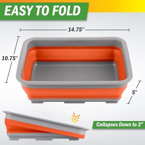 Set of 2 Multipurpose Wash Bins – 7.27-Liter Basins - Image 2