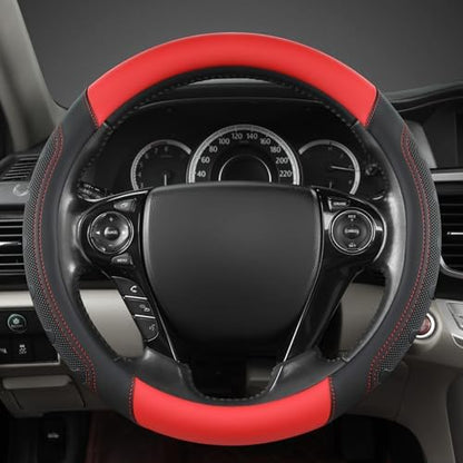 GIANT PANDA Microfiber Leather Steering Wheel Cover - Image 2