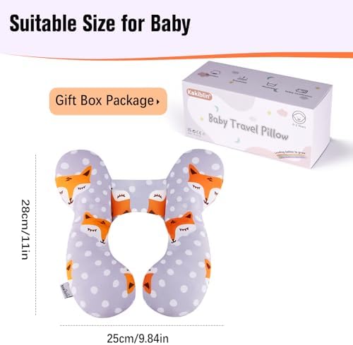 KAKIBLIN Baby Neck Pillows for Car Seat, Baby Head Support Pillow - Image 5