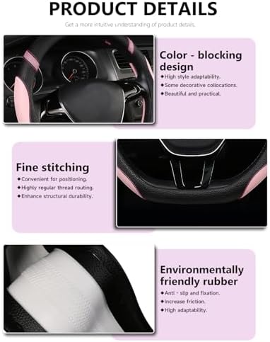 Cxtiy D-Shaped Flat Bottom Steering Wheel Cover - Image 6