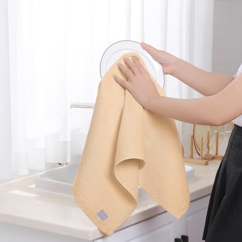 Homaxy 100% Cotton Waffle Weave Kitchen Dish Towels 6-Pack - Image 4