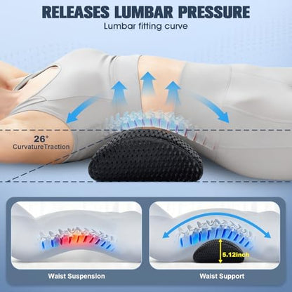 Lumbar Support Pillow, Ergonomic Memory Foam Lumbar Pillow - Image 3