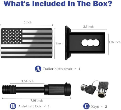 OGYE 2 Inch Trailer Hitch Cover - Image 6