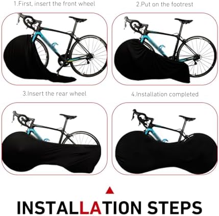Bike Wheel Cover, 59 inches Stretchy Bicycle Anti Dust Waterproof Protector - Image 6