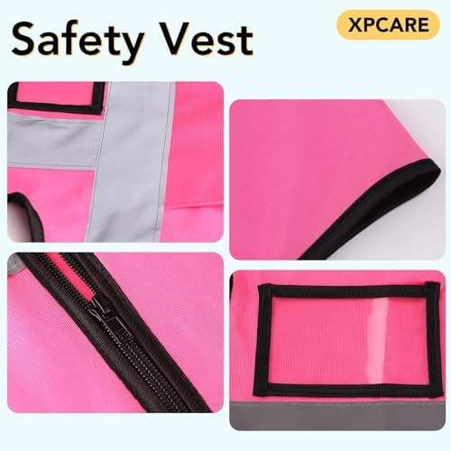 XPCARE Reflective Safety Vests For Women Men, High Visibility Security Vest - Image 3