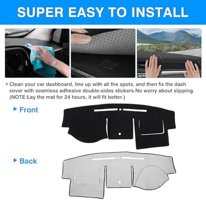 Autorder Dashboard Cover Mat for 2006-2009 Ford Fusion/Mercury Milan - Image 5