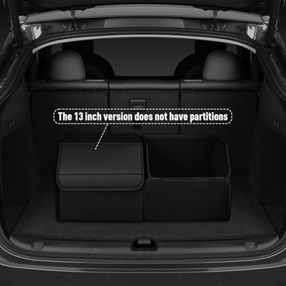 car organizers and storage for SUV, trunk organizer for sedan, leather foldable - Image 3