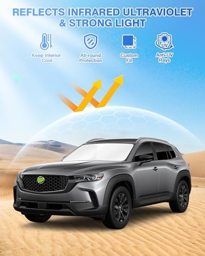 Canvcle Sunshades for Mazda CX-50 2023-2025 2026 CX50 Accessories Windshield - Image 2