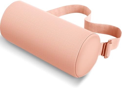 CushZone Lumbar Roll Support Pillow, Memory Foam Back Cushion by CushZone
