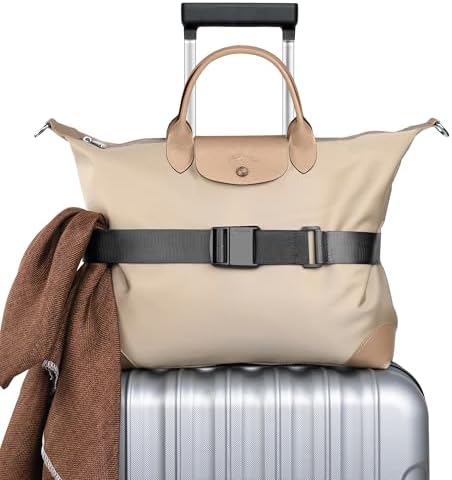 Travel Inspira Magnetic Quick Release Luggage Straps Black by TravelInspira