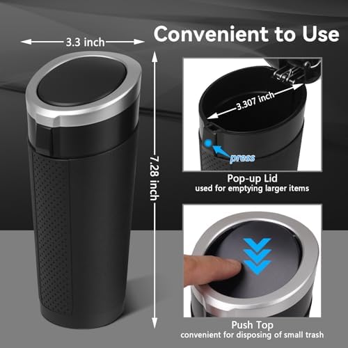Car Trash Can Bin with Lid - Image 6