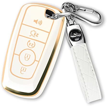 For Ford Key Fob Cover Full Protection by MILDEAST