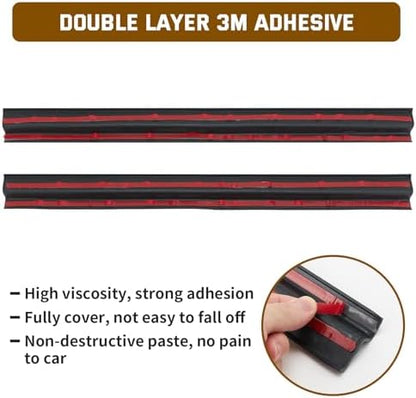 Door Sill Guards Kit Rubber Door Entry Guards Protector Wrangler TJ 2 Door - Image 4