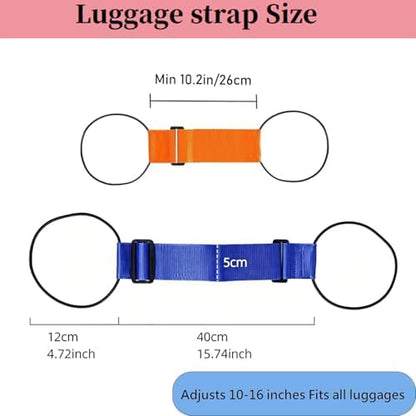 Luggage Connector Straps, Adjustable Bag Luggage Straps - Image 2