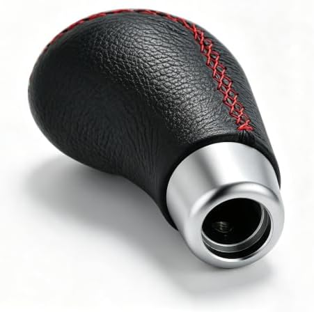 Lunsom Leather Shift Knob, Car Gear Shifter Stick Auto R Style Shift Stick - Image 5