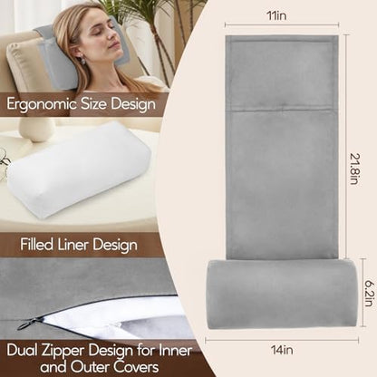 Neck Pillow for Recliner Chair, Adjustable Recliner Pillow for Headrest - Image 4