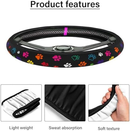 Steering Wheel Cover Neoprene Material Most Cars Men&Women Universal 15 inch - Image 6